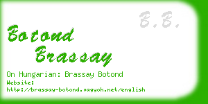 botond brassay business card